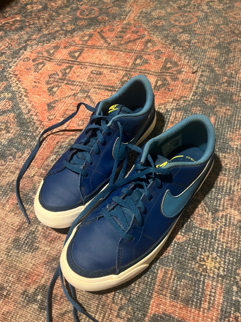 Nike Boys Blue Low-Top Sneakers